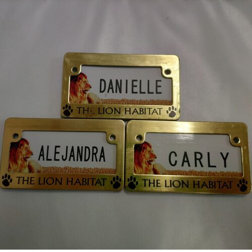 Lion Habitat Ranch Name Magnets