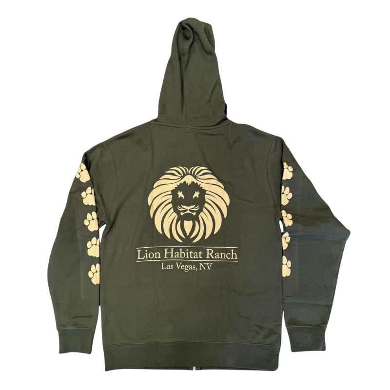 Lion Habitat Ranch Zip Up Hoodie - Image 2
